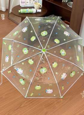 卡通猫咪星星儿童雨伞高颜值自动