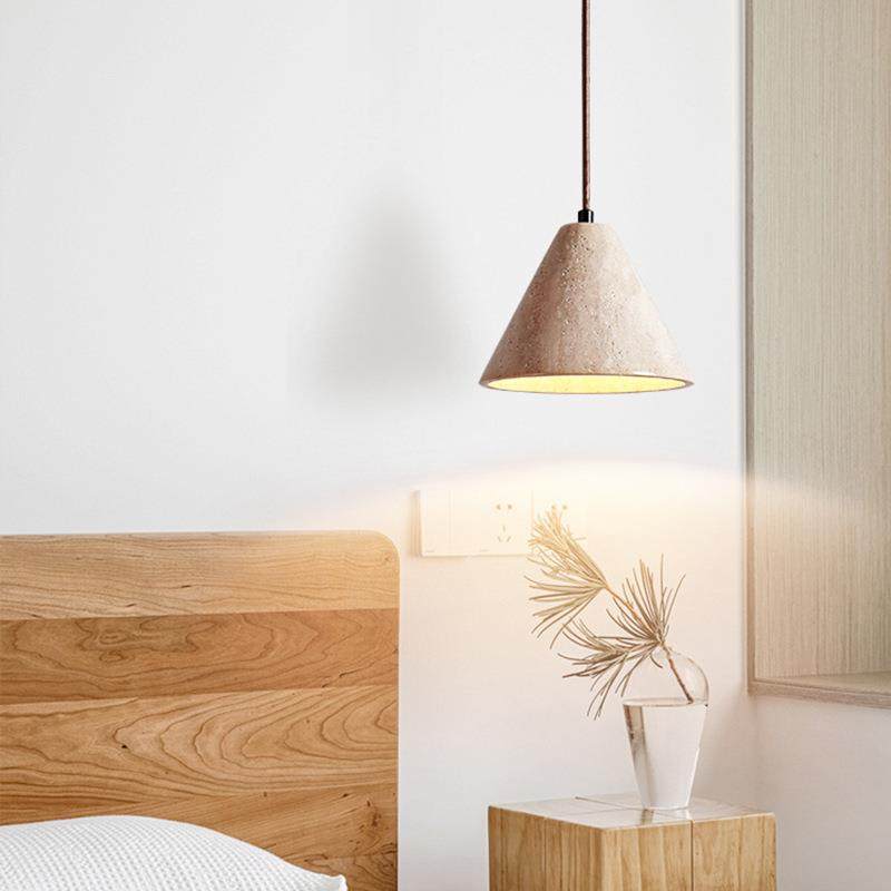 侘寂风北欧简约现代卧室床头吊灯可升降复古中古岛台设计感灯具,淘宝优惠券,粉丝福利购,淘宝优惠卷