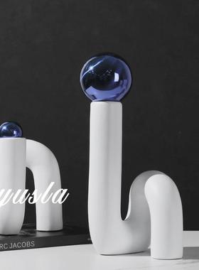 简约现代轻奢客厅电视柜子摆件样板间书房玄关衣帽间家居软装饰品