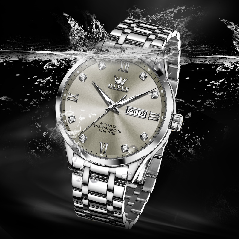 正品欧利时男士手表全自动机械表男新款瑞士时尚防水品牌腕表十大-图2