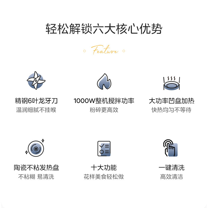  美的中式厨房电器破壁机