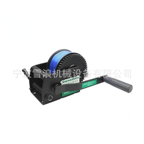 厂家喷塑绞盘1500磅手摇绞盘钢丝绳手动绞盘手动卷扬机 - 图2