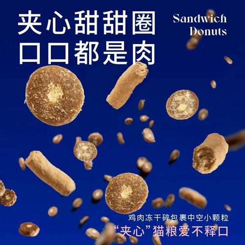 蓝氏猎鸟乳鸽冻干猫粮生骨肉荒野猎兔全价成猫幼猫通用猫粮1.5kg - 图2