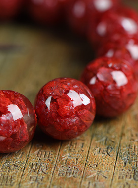 辰晟女朱砂民族风手链2023原矿