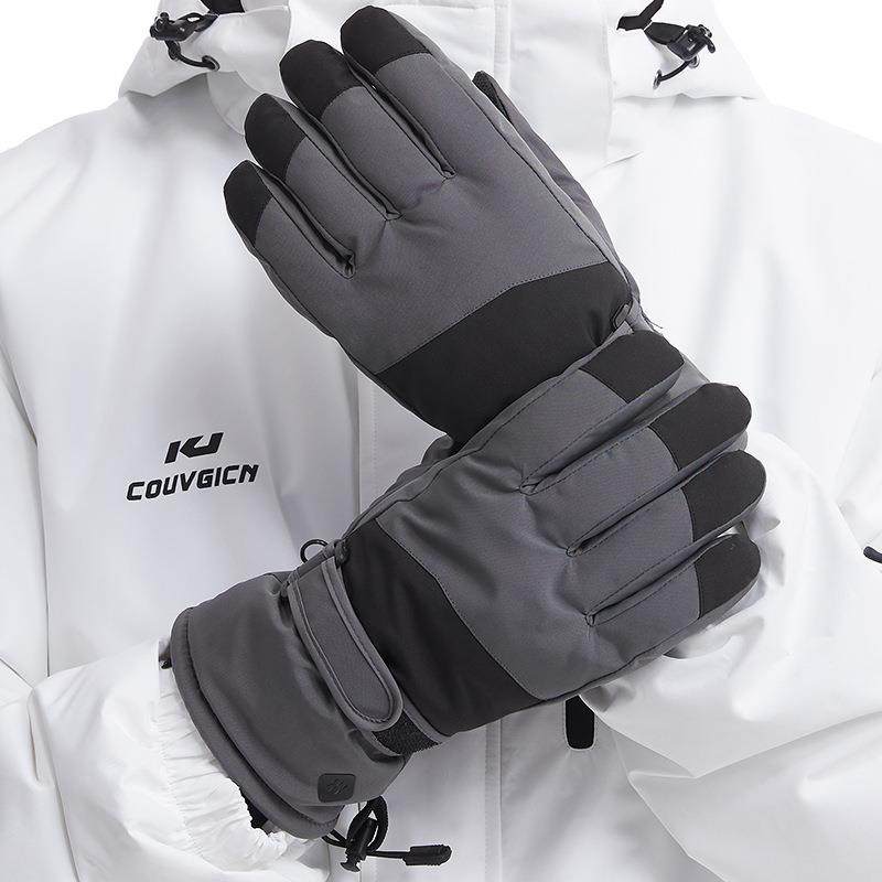 情侣冬季骑行保暖手套舒适防滑防风防泼水加绒内里滑雪手套男女,淘宝优惠券,粉丝福利购,淘宝优惠卷