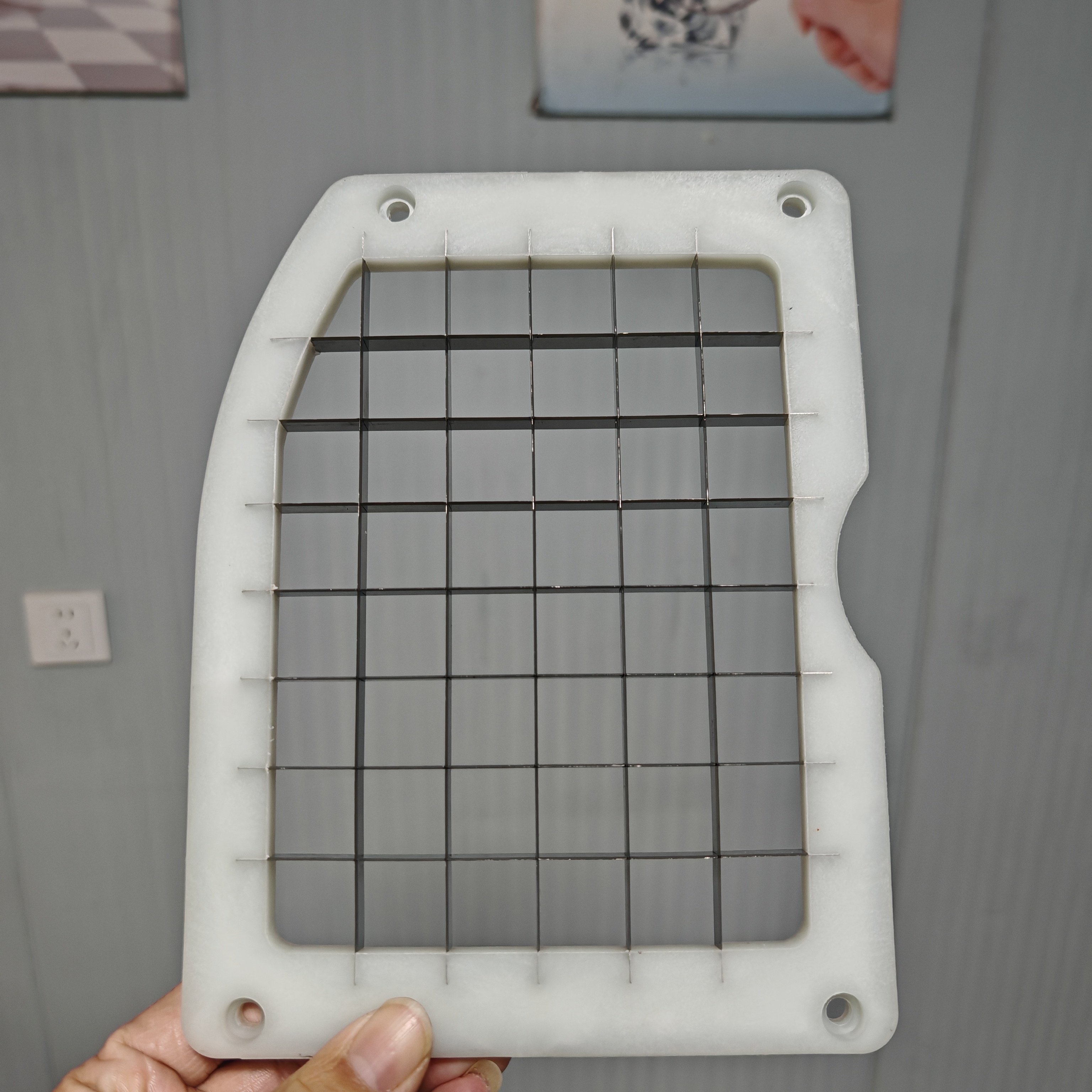 台湾冀工切菜机配件切块铝盘直刀片丁网刀网格刀10毫米厚14毫米厚,淘宝优惠券,粉丝福利购,淘宝优惠卷