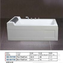 New Pint Rectangular Acrylic Massage Surf Bathtub Embedded Tub Hotel Engineering Single family tub 17