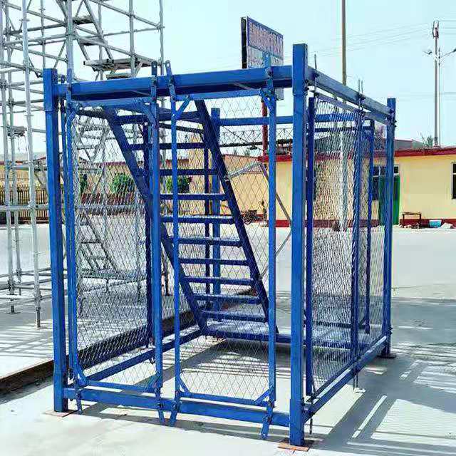 重型安全爬梯笼厂家 深基坑梯笼 桥梁施工安全梯笼 箱式安全爬梯 - 图0