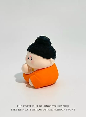 可爱佛系滴胶不怕摔小菩萨摆件