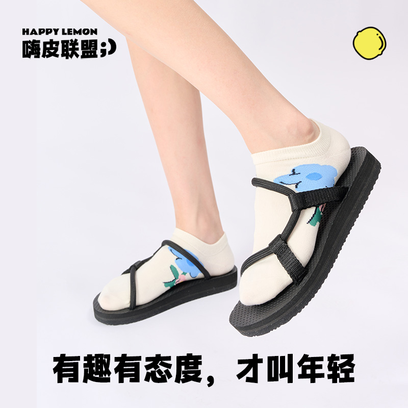 袜子女夏季薄款短袜ins潮浅口低帮隐形船袜潮网红春秋短筒袜子棉