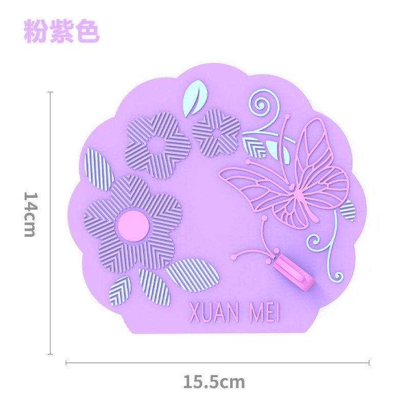 蝶恋花地漏盖小清新蝴蝶浴室防臭防虫防堵盖带提手硅胶水槽止水垫,淘宝优惠券,粉丝福利购,淘宝优惠卷
