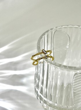 Marmelade银河星耀锆石戒指精致开口2024年新款冷淡风个性高级女