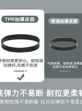 黑色一次性橡皮筋加厚加粗胶圈