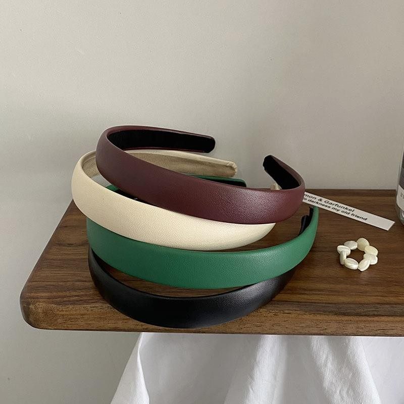 复古果酱！复古法式PU皮质发箍！森香许气质压发头箍发卡盘发器夏,淘宝优惠券,粉丝福利购,淘宝优惠卷