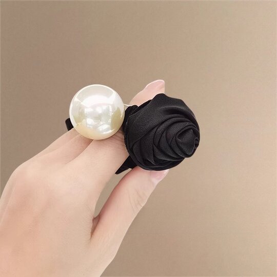 Нишевая роза! Жемчужная резинка для волос высокой эластичности!