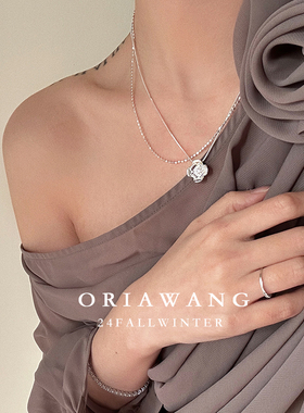 ORIAWANG 原创珠宝感 Flower Sculptures 花朵雕塑项链/戒指