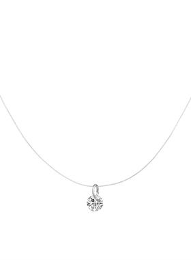 fashion transparent fish line Rhinestone necklace women 项炼