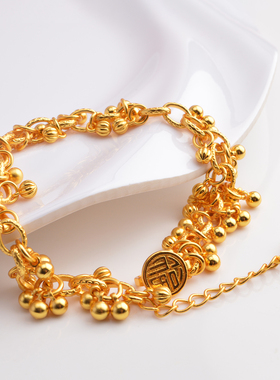 硕果累累两世欢蝴蝶手链未镶嵌女