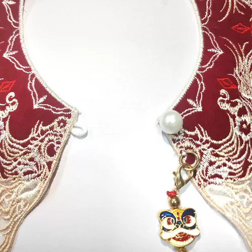 Шарф, воротник, нагрудник, ханьфу, аксессуар, праздничнная подвеска с кисточками, китайский стиль