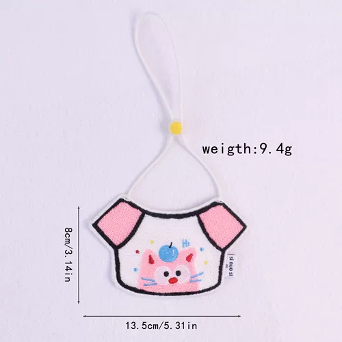 Милый слюнявчик, шарф, регулируемый нагрудник, с вышивкой