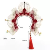 Шарф, воротник, нагрудник, ханьфу, аксессуар, праздничнная подвеска с кисточками, китайский стиль