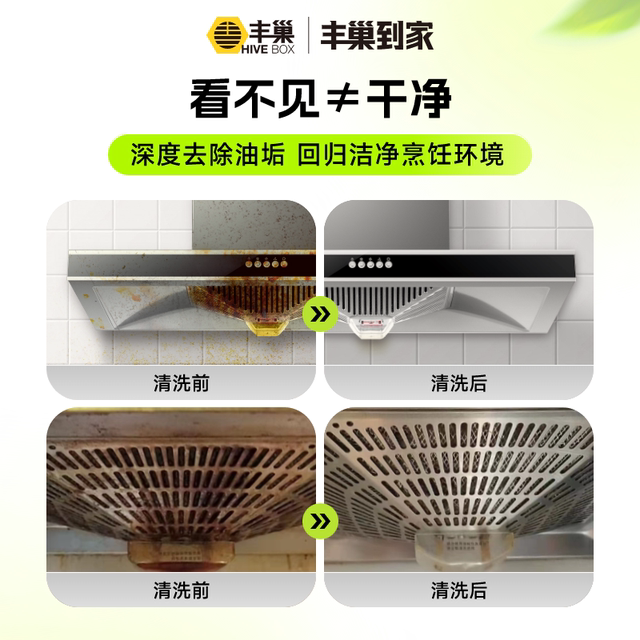 Instant discount Fengchao Home range hood cleaning door-to-door service Deep disassembly and cleaning of household appliances