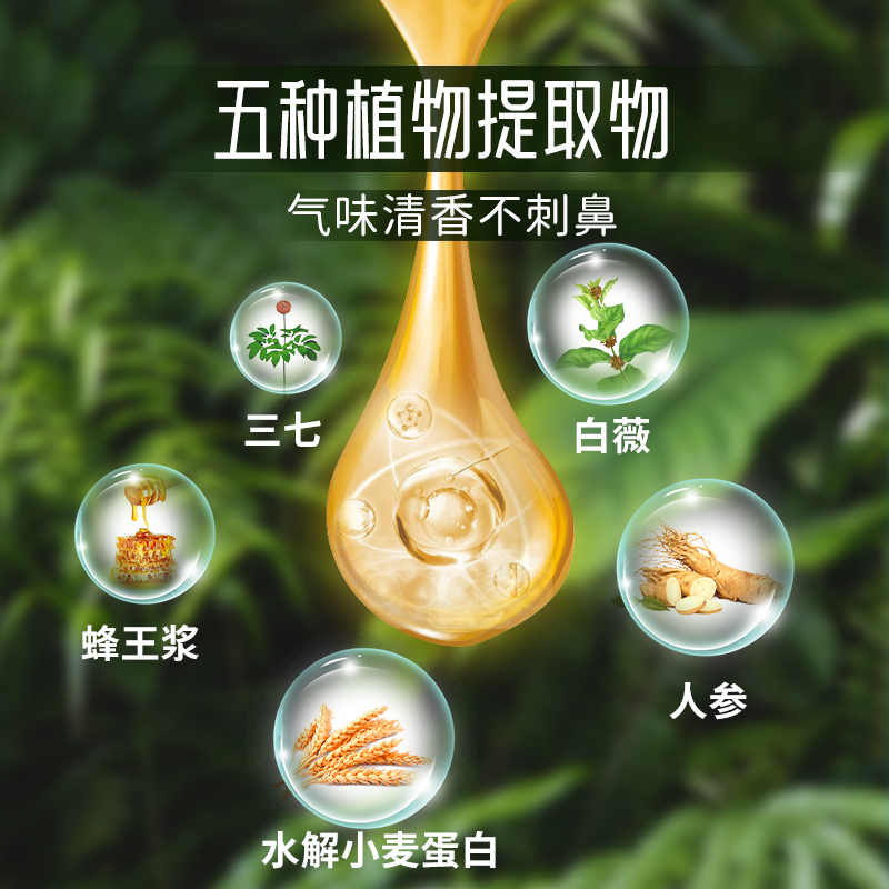 威妮雅蛋白护染泡泡染发剂植物小麦蛋白护染青羽雀官方正品染发膏-图1