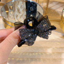 Light Extravagant Full Drill Butterfly Knot AB Face Grip Clip Woman Midsize Half Zalfa Rear Brain Spoon Hairspoon Hairspoon Hairspoon Hairpin New Broken Hair Fixed Hairpin