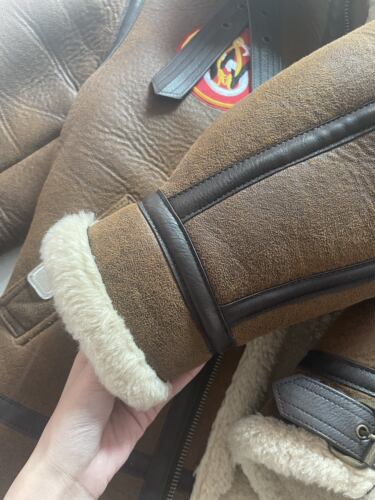 韩国Stylenanda东大门正品皮毛一体夹克外套飞行员男女同款 - 图2