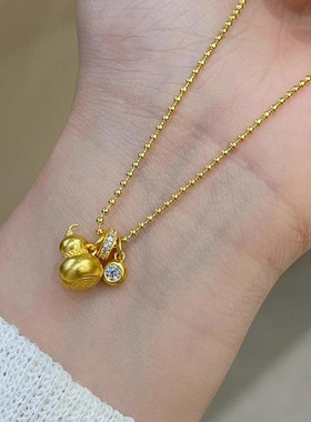 如意福禄葫芦项链招财纳福新款小