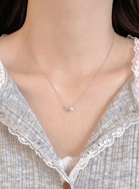 新款时尚精美圆珠项链女时尚轻奢