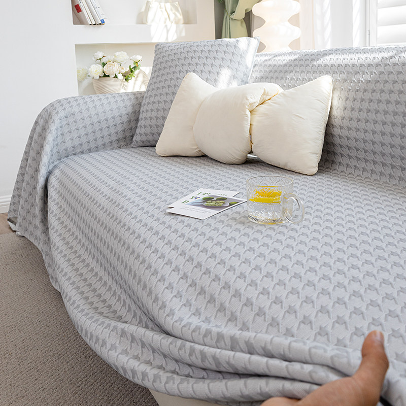 夏季凉感冰丝沙发巾一整张全盖万能沙发套罩2024新款全包防滑盖布,淘宝优惠券,粉丝福利购,淘宝优惠卷