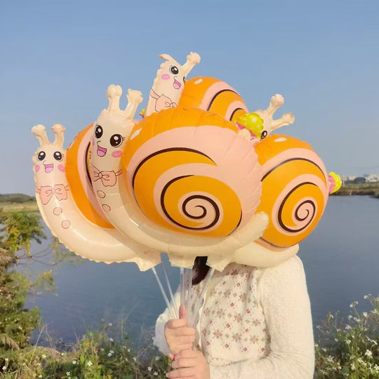 Eleven new clips new matte cartoon animal balloons handheld photo props kindergarten activity gift balloons