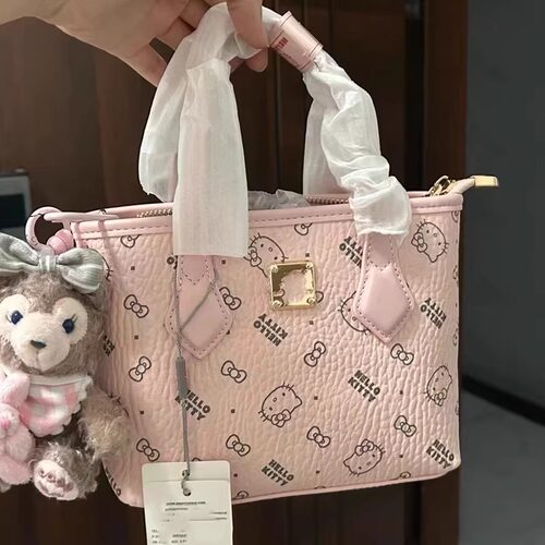 HelloKitty凯蒂猫菜篮子系列托特包2025夏季新款手提包斜挎单肩包 - 图2