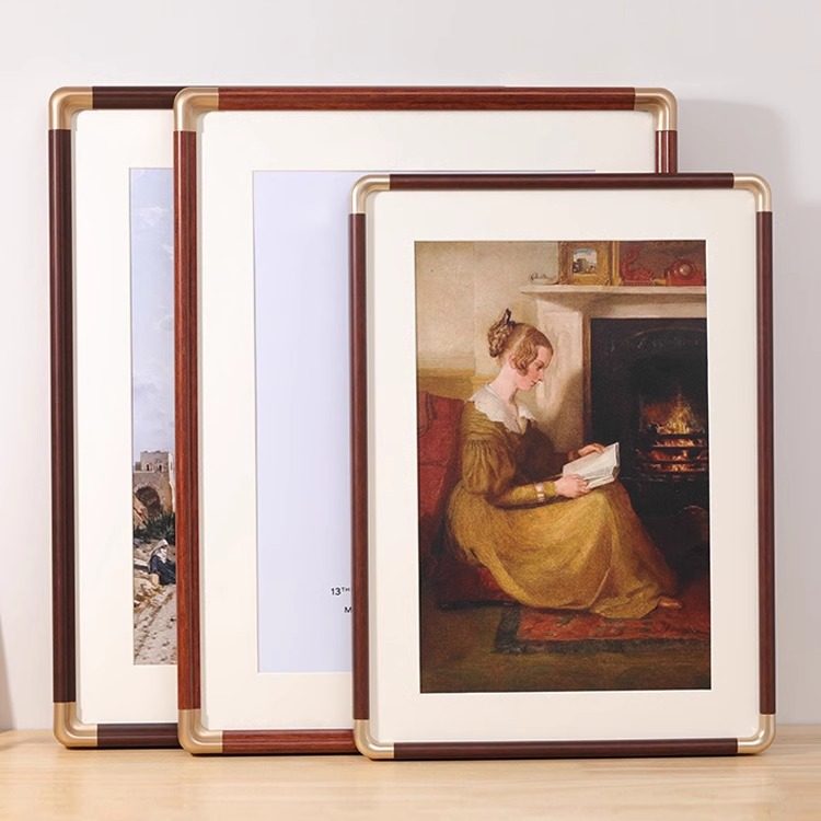 实木画框定制相框空框装裱中式简约挂墙a34k8开大小任意尺寸外框,淘宝优惠券,粉丝福利购,淘宝优惠卷