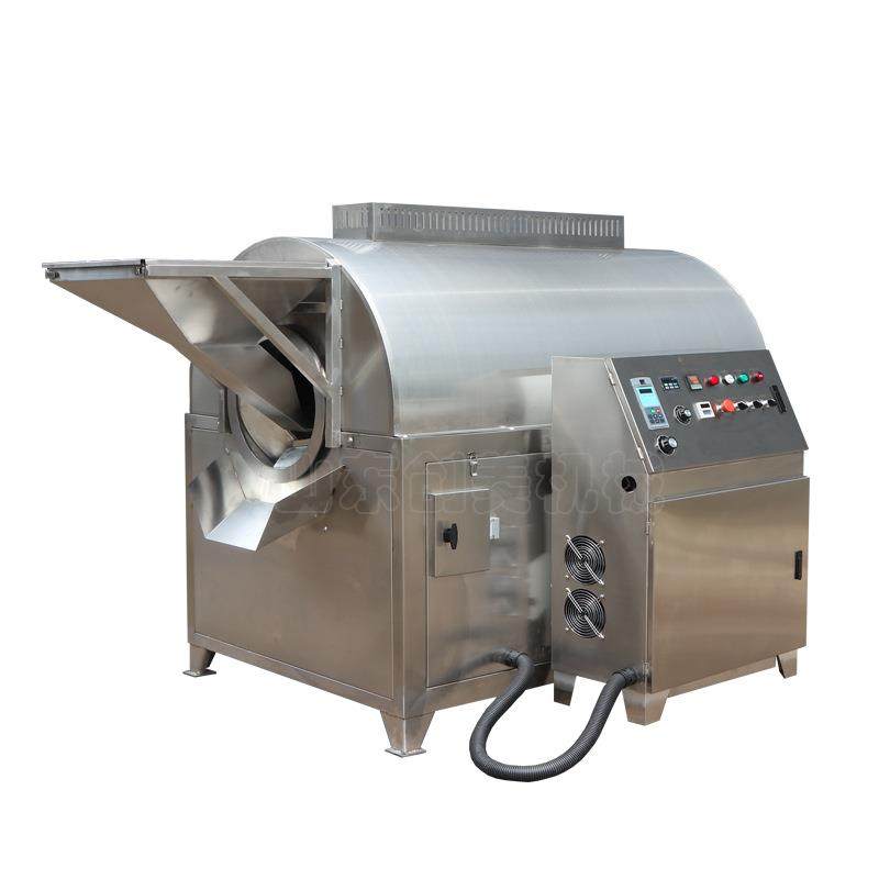 新品大型鱼饵料炒货机 电磁加热炒小麦胚芽设备 胚芽加工滚筒炒锅,淘宝优惠券,粉丝福利购,淘宝优惠卷