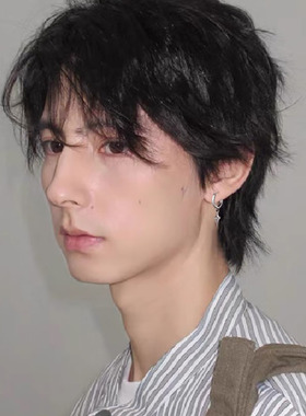 独特艺术生耳钉男高级感潮流气质