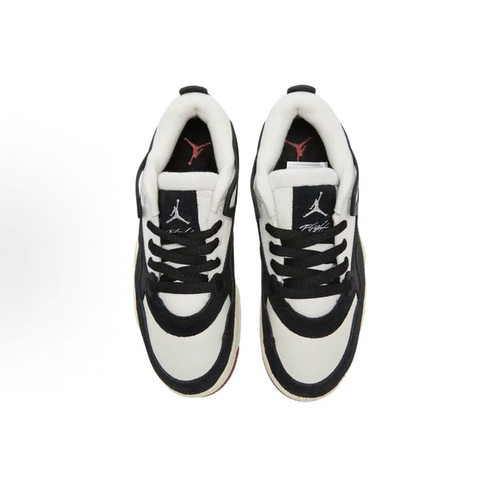 NIKE/耐克 AIR Jordan 4 RM 黑白 低帮复古休闲板鞋 FQ7939-100 - 图1