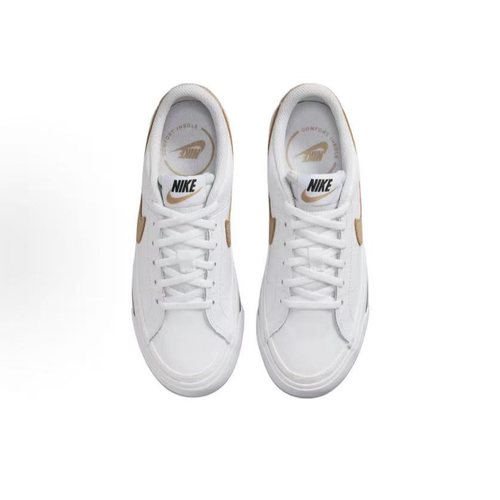 耐克/Nike court Legacy 皮革 舒适百搭  低帮板鞋 DA5380-126 - 图2