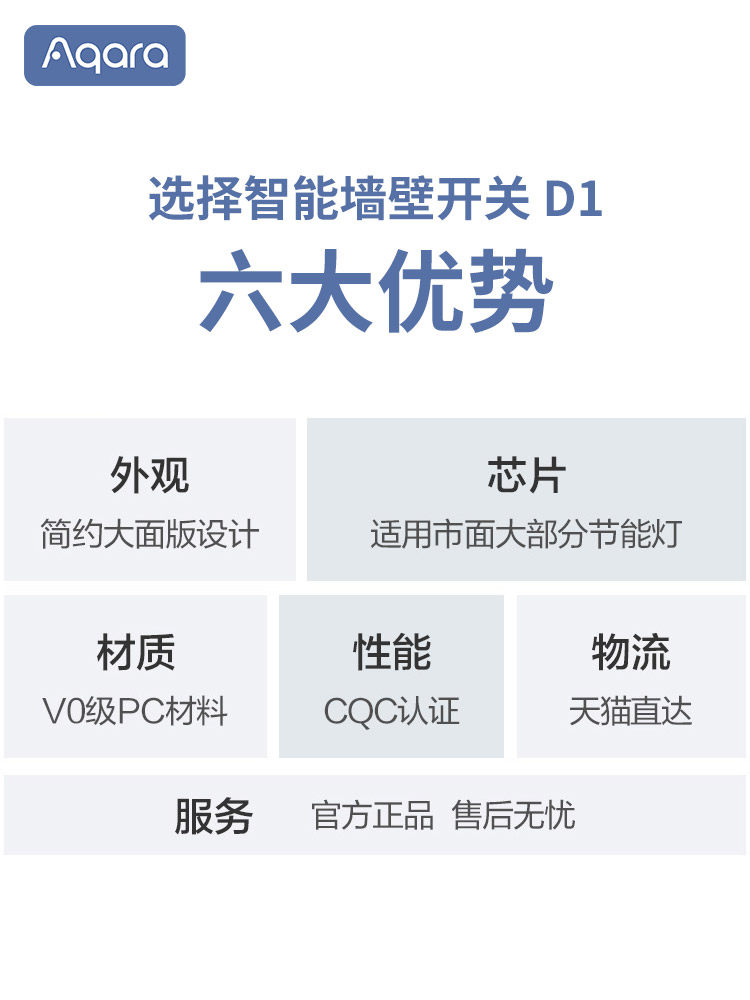 aqara绿米智能开关D1控制面板接入米家homekit智能远程遥控开关T1 - 图1