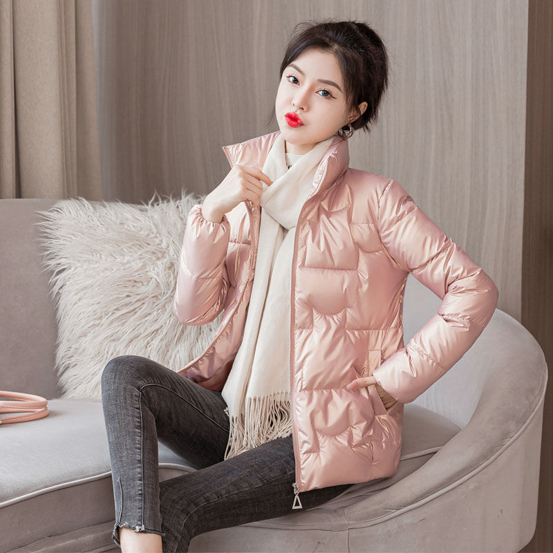 大码棉衣女羽绒棉服修身显瘦遮肉棉袄