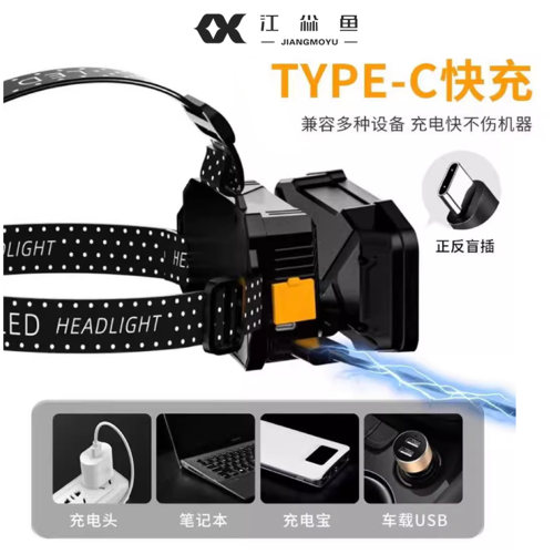 2026养蜂头灯红光强光头戴式超亮LED充电蜜蜂育王工具移虫用蜂具 - 图3