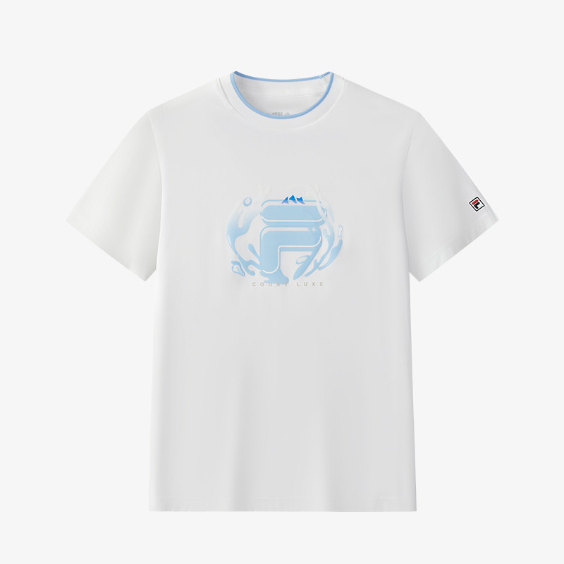 FILA斐乐儿童童装套头T恤2025年夏季新款男中大童透气休闲短袖衫,淘宝优惠券,粉丝福利购,淘宝优惠卷