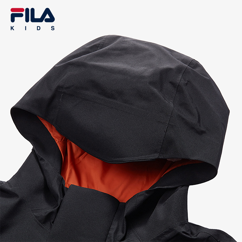 FILA | BBC EARTH联名系列斐乐童装2024冬季款男大童羽绒服两件套 - 图1