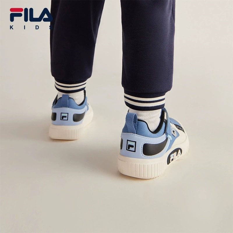 FILA斐乐儿童童鞋魔术贴休闲鞋2024春季新款小童男女童经典板鞋潮,淘宝优惠券,粉丝福利购,淘宝优惠卷