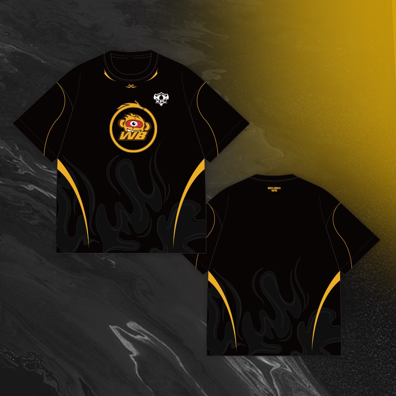 王者荣耀官网【北京WB王者荣耀分部】2025年新款选手电竞队服冲锋衣款外套T恤