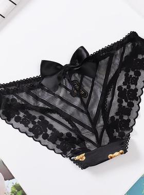 Couple Panties Set Sexy Lace Ice Silk Fabrics Underwear Men