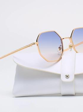 Polygon Metal Sunglasses Vintage Frame For Women Sunglasses