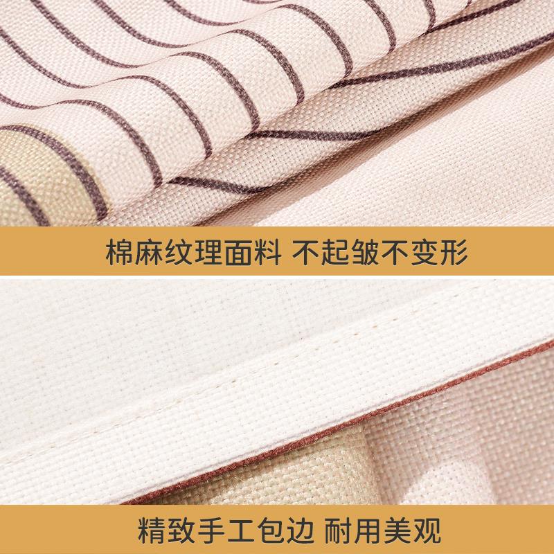 厨房门帘隔断帘免打孔家用卧室房间卫生间遮挡帘分隔布帘磁吸帘子 - 图2