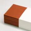Premium PU leather gift box, custom printed logo, metal pen box, signature pen packaging box, business stationery